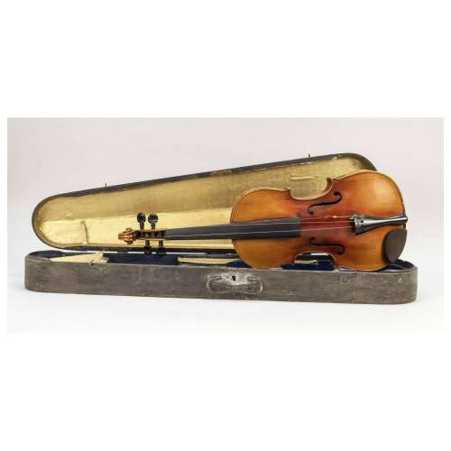 Violin in violin case, 19th/20th c