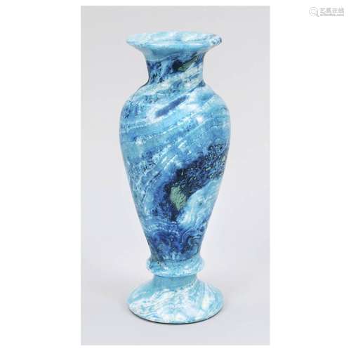 Vase, 19th/20th c., baluster vase