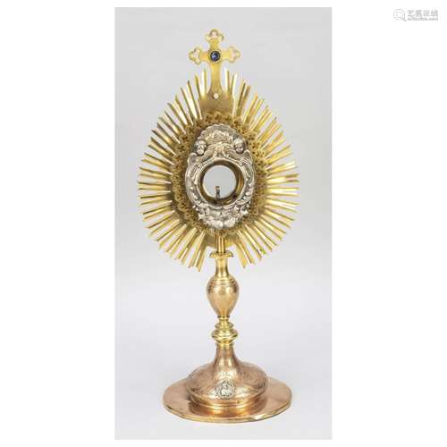 Monstrance, late 19th century, cop