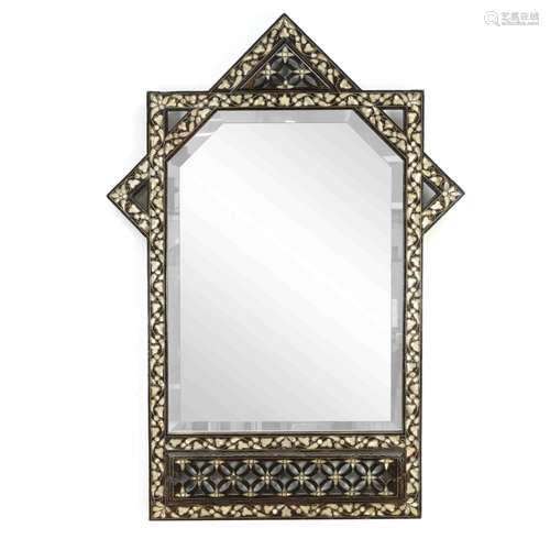 Oriental mother-of-pearl mirror, p