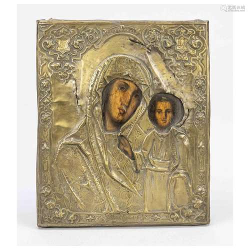 Icon of Mother of God, Russia, 19t