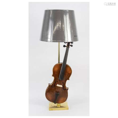 Violin lamp (Mariage), 20th c., re