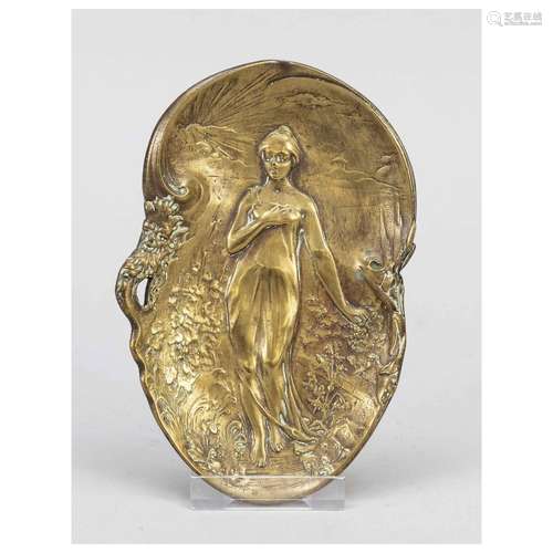 Art Nouveau ashtray, around 1900,