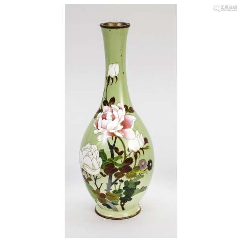 Bottle vase enamel cloisonné, Japan