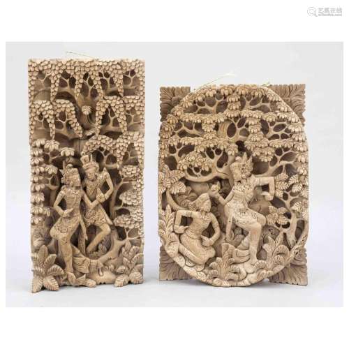 Two reliefs Indonesia or Thailand,