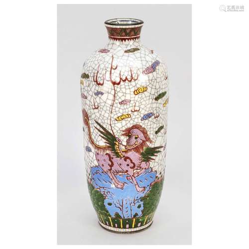 Qilin vase with Ge glaze, China, 20