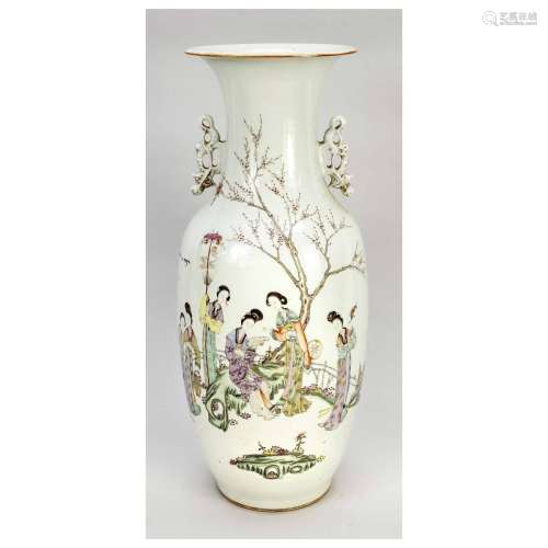 Large Hu bottom vase, China, Republ