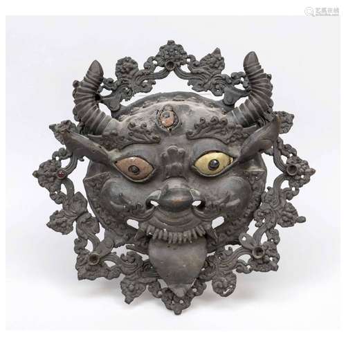 Kirtimukha mask, Tibet, probably 19