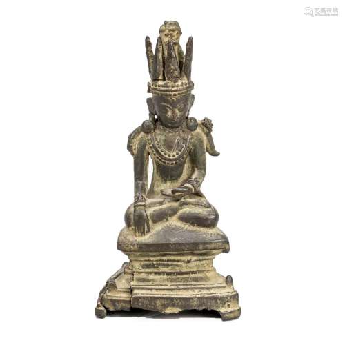 Bronze sculpture Buddha Shakyamuni