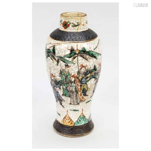Crackleware vase, China, 20th c., s