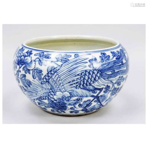 Large phoenix bowl, China, Qing dyn