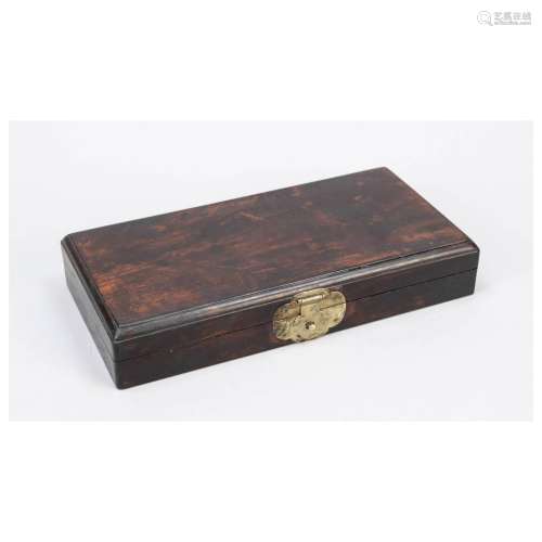 Rosewood box, probably Qing dynasty