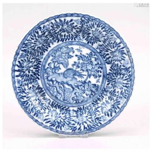 Plate blue print, Japan, Arita, 19t