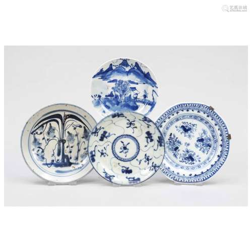 Quartet of plates, Qing dynasty(164