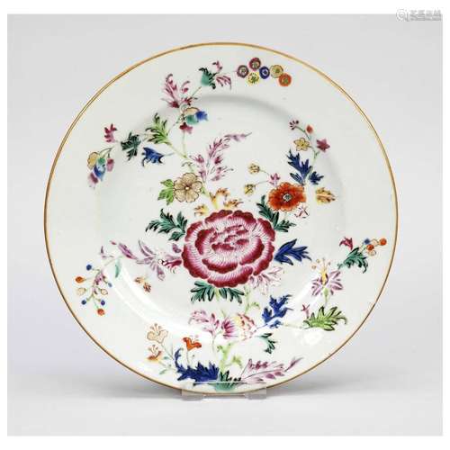 Export plate, China, Qing dynasty(1