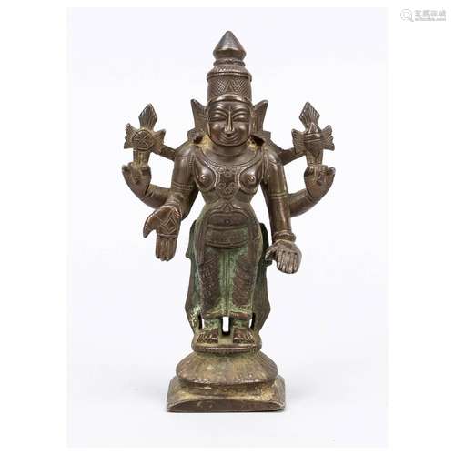 Figure of the god Vishnu, South Ind