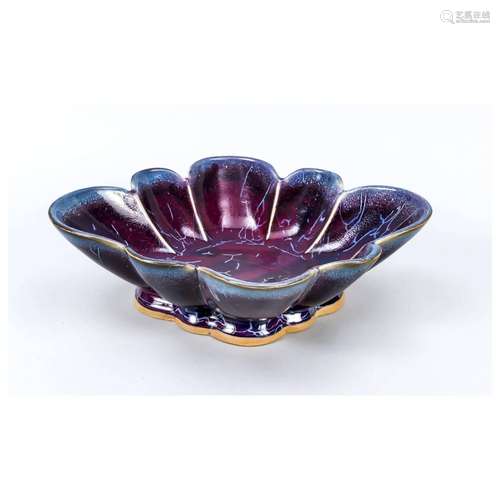 Jun glazed bowl, China, 20th c. Lob