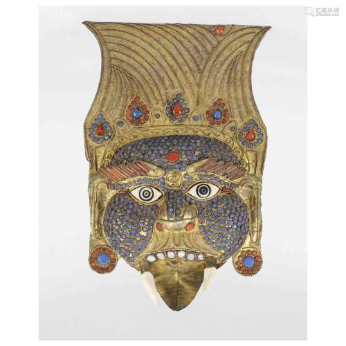 Kirtimukha mask or mask of Mahakala