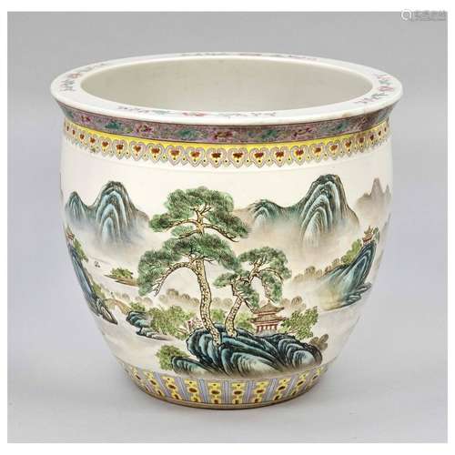 Chinese flower pot, China, probably