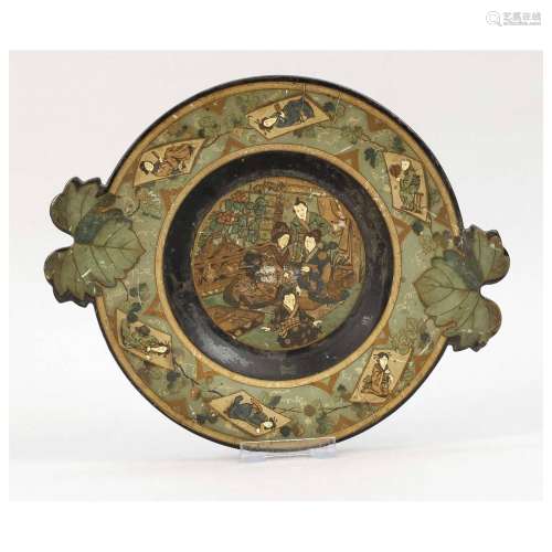 Lacquer plate, Japan, late 19th/ear