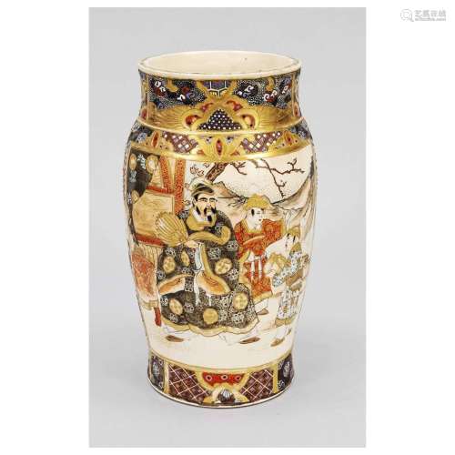 Satsuma vase, Japan, Meiji period(1