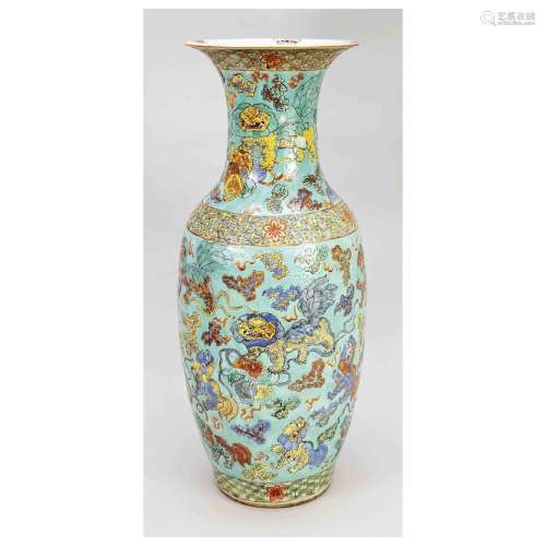 Crackle bottom vase, China, Qing dy
