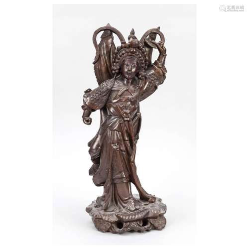 Zitan wood figure, China, probably