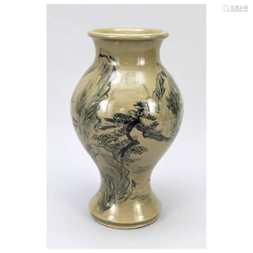 Meiping vase, Korea or China, stone