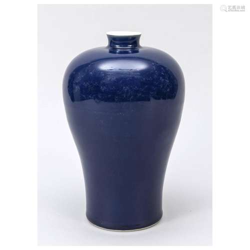 Blue meiping vase, China, 20th c.,