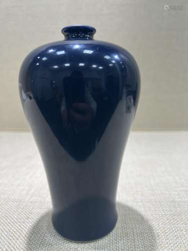 清 茄皮紫釉梅瓶