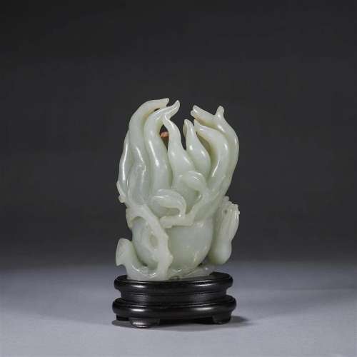 A jade buddha hand ornament