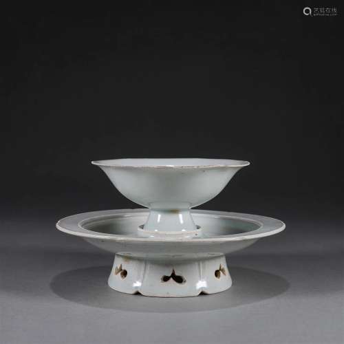 A Hutian kiln porcelain cup and saucer