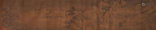 A Chinese landscape painting