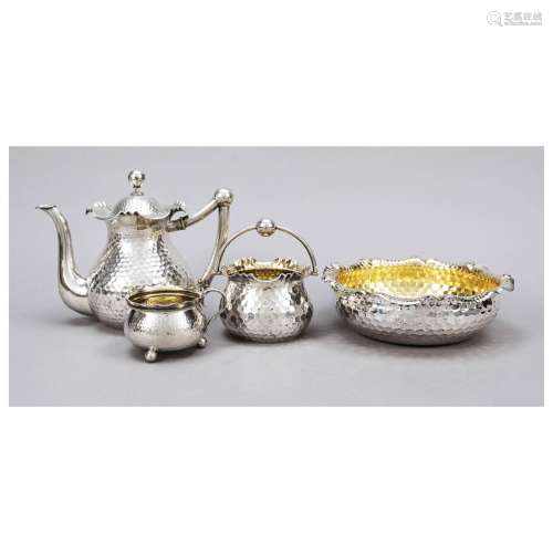 Set of four pieces, German, early 20t