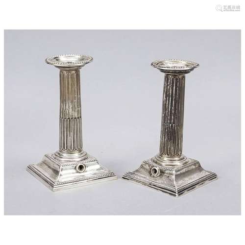 Pair of candlesticks, England, 1905,