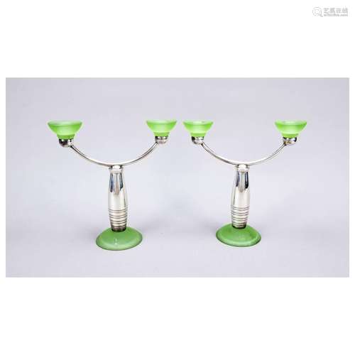 Pair of candlesticks, France, 1st hal