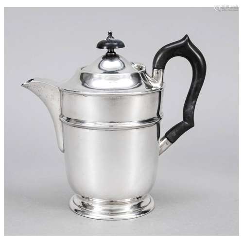 Coffee pot, England, 1931, maker's ma