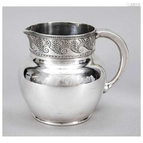 Tankard, USA, 20th c., maker's mark G