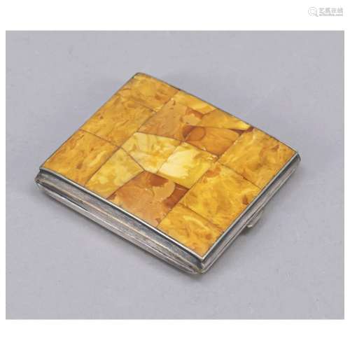 Rectangular cigarette case, 20th c.,