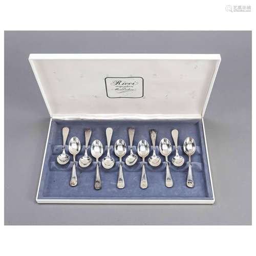 Twelve coffee spoons, Italy, 2nd half