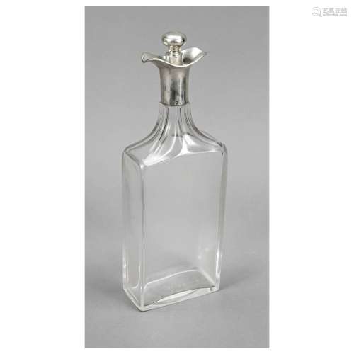 Carafe with silver neck mounting, Aus