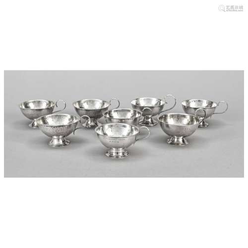 Eight brandy bowls/cups, Sweden, mid-