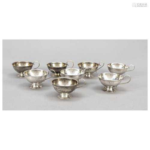 Eight brandy bowls/cups, Sweden, mid-
