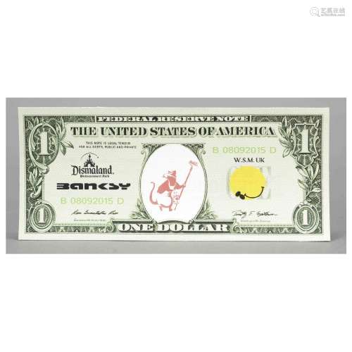 Banksy (b. 1974), ''One Dollar'', p