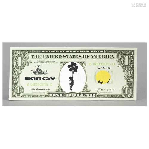 Banksy (b. 1974), ''One Dollar'', p