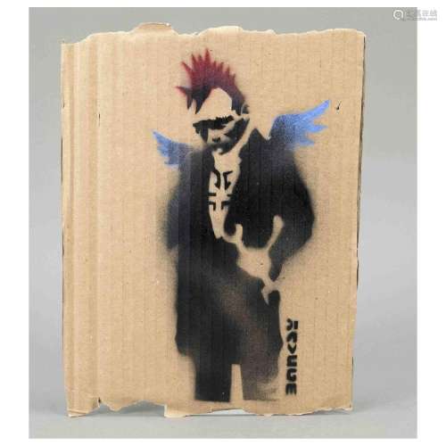 Banksy (*1974), Punk with angel win