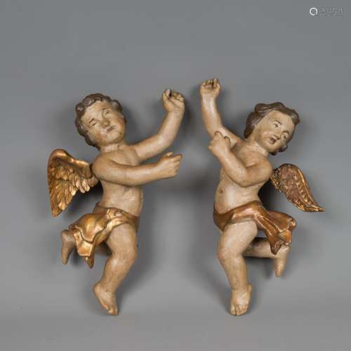 Pair of Angel sculptures