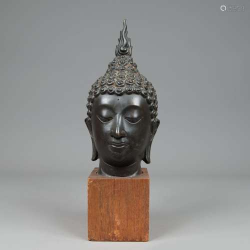 Thai Bronze Head ,