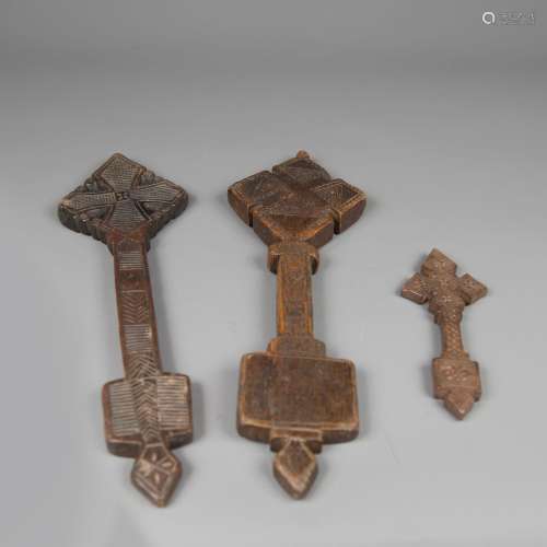 3 coptic crosses