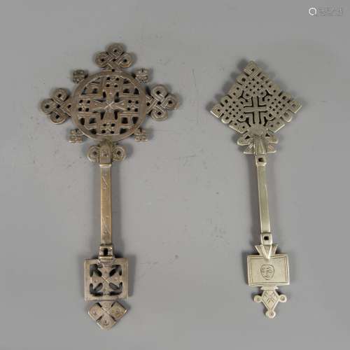 2 coptic crosses